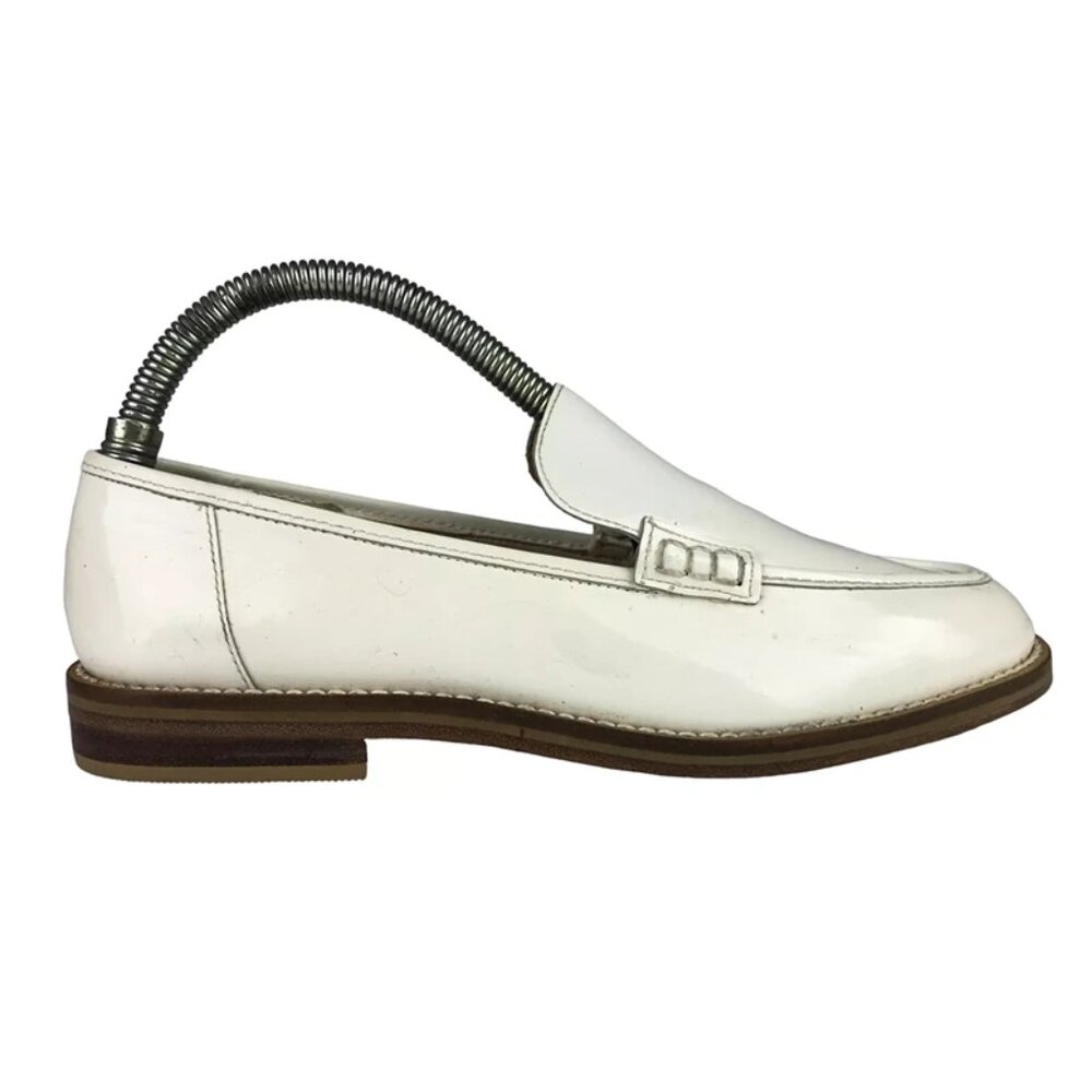 Jones New York Womens White Sport Leather Casual Loafers Shoes Size US 6 M